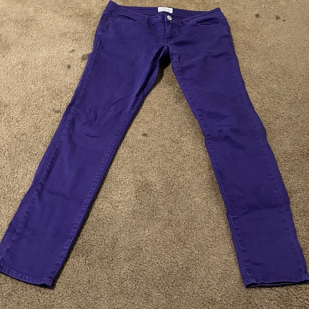 Purple Ultra Skinny Jeans